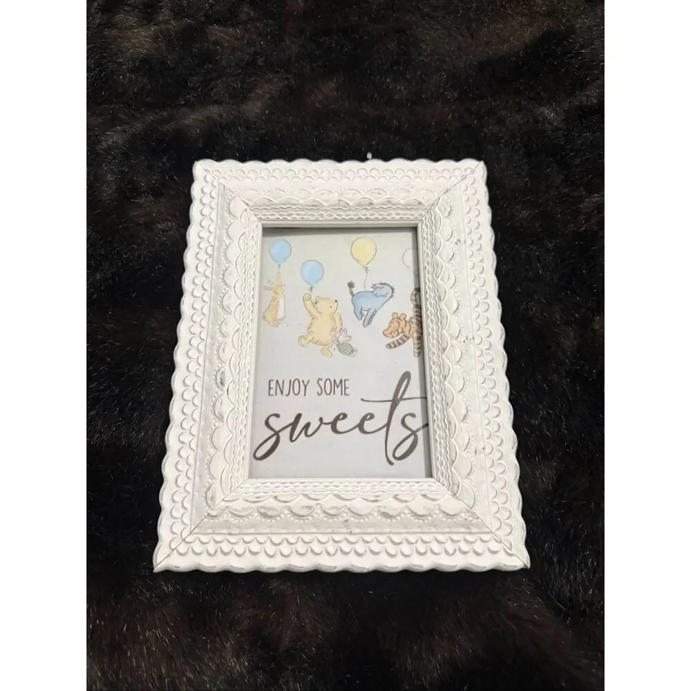 Ornate White Shabby Chic 5x7 Picture Frame Baroque Rococo Style